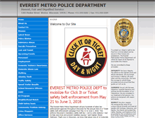Tablet Screenshot of everestmetropolice.org